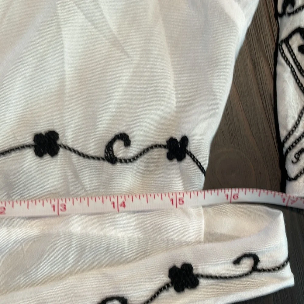 BOHO Arnhem (Australia) Boho Embroidered Rayon Maxi Wrap Dress Sz /XS/S - Picture 7 of 8